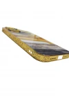 İphone 13 Pro Marble Case Mermer Desenli Cam Telefon Kılıfı