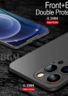 İphone 13 Pro Max 0,2 mm Buzlu Ultra ince Yumuşak Silikon Kamera Korumalı Slim Kılıf