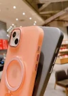 İphone 13 Pro Max Stantlı Buzlu Sert Magsafe Telefon Kılıfı