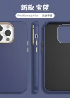İphone 14 Dik Kenarlı Deri Görünümlü Atlas Telefon Kılıfı