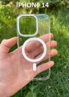 İphone 14 Hybrid Magsafe Animasyonlu Sararmaz Kılıf