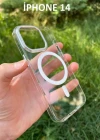 İphone 14 Hybrid Magsafe Animasyonlu Sararmaz Kılıf