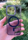 İphone 14 Hybrid Magsafe Animasyonlu Sararmaz Kılıf