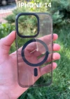 İphone 14 Hybrid Magsafe Animasyonlu Sararmaz Kılıf
