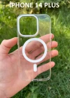 İphone 14 Plus Hybrid Magsafe Animasyonlu Sararmaz Kılıf