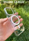 İphone 14 Plus Hybrid Magsafe Animasyonlu Sararmaz Kılıf