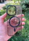 İphone 14 Plus Hybrid Magsafe Animasyonlu Sararmaz Kılıf