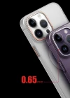 iPhone 14 Plus Magsafe Şarj Özellikli Buzlu Sert Kılıf
