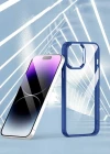 İphone 14 Plus Metal Kamera Çerçeveli Kenarları Renkli Kılıf