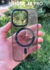 İphone 14 Pro Hybrid Magsafe Animasyonlu Sararmaz Kılıf