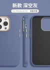 İphone 14 Pro Max Dik Kenarlı Deri Görünümlü Atlas Telefon Kılıfı