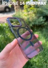 İphone 14 Pro Max Hybrid Magsafe Animasyonlu Sararmaz Kılıf