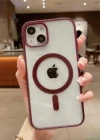 İphone 14 Pro Max Magsafe Uyumlu Mat Çerçeveli Telefon Kılıfı