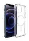 İphone 14 Pro Max Magsafe Uyumlu Şeffaf Telefon Kılıfı