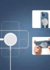 İphone 14 Pro Max Magsafe Uyumlu Şeffaf Telefon Kılıfı