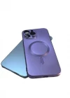 İphone 14 Pro Max Metalic Magsafe Silikon Kılıf