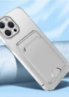 İphone 14 Şeffaf Kartlıklı Telefon Kılıfı-Kılıf