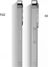 İphone 14 Şeffaf Korumalı Tıpalı Silikon Kapak-Kılıf