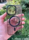 İphone 15 Hybrid Magsafe Animasyonlu Sararmaz Kılıf
