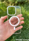 İphone 15 Plus Hybrid Magsafe Animasyonlu Sararmaz Kılıf