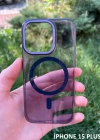 İphone 15 Plus Hybrid Magsafe Animasyonlu Sararmaz Kılıf