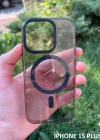 İphone 15 Plus Hybrid Magsafe Animasyonlu Sararmaz Kılıf