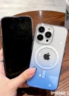 İphone 15 Plus Pixel Sert Magsafe Uyumlu Telefon Kılıfı