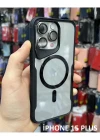 İphone 15 Plus T-Max MagSafe Uyumlu Siyah Silikon Kılıf