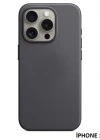 iPhone 15 Pro için MagSafe özellikli Mikro Dokuma Kılıf