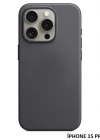 iPhone 15 Pro Max için MagSafe özellikli Mikro Dokuma Kılıf