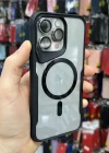 İphone 15 Pro Max T-Max MagSafe Uyumlu Siyah Silikon Kılıf