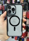 İphone 15 Pro Max T-Max MagSafe Uyumlu Siyah Silikon Kılıf