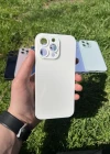 İphone 15 Pro Max Uyumlu Parlak Premium Renkli Cam Telefon Kılıfı