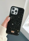 İphone 15 Pro Sw Taşlı Premium Lüx Silikon Cep Telefonu Kılıfı