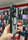 İphone 15 Pro T-Max MagSafe Uyumlu Siyah Silikon Kılıf