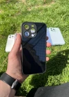 İphone 15 Pro Uyumlu Parlak Premium Renkli Cam Telefon Kılıfı