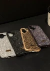 İphone 16 PLUS İle Uyumlu İnce Parlak Taşlı Premium Sw Telefon Kılıfı