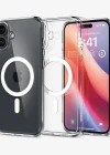 iPhone 16 Plus Kılıf Crystal MagSafe Özellikli Şeffaf