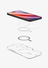 iPhone 16 Plus Kılıf Crystal MagSafe Özellikli Şeffaf