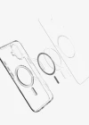 iPhone 16 Plus Kılıf Crystal MagSafe Özellikli Şeffaf