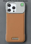 iPhone 16 Plus Parfümlü Koku Hazneli MagSafe Uyumlu Deri Kılıf