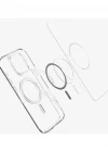 iPhone 16 Pro Kılıf Crystal MagSafe Özellikli Şeffaf