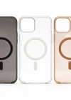 İphone 16 Pro Max ile Uyumlu Magsafe Özellikli Kristal Netlik Sararmaz PC Clear Case