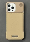 iPhone 16 Pro Max Parfümlü Koku Hazneli MagSafe Uyumlu Deri Kılıf