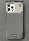 iPhone 16 Pro Parfümlü Koku Hazneli MagSafe Uyumlu Deri Kılıf