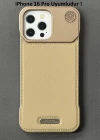 iPhone 16 Pro Parfümlü Koku Hazneli MagSafe Uyumlu Deri Kılıf