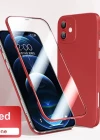 İphone 360 Tam Kapatan Ultra İnce Telefon Kılıfı + Ekran Koruması