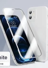 İphone 360 Tam Kapatan Ultra İnce Telefon Kılıfı + Ekran Koruması