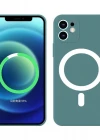 İphone Magsafe Özellikli Lansman Silikon Telefon Kılıfı