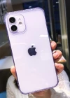 İphone Renkli Şeffaf Silikon 2.0mm Kamera Korumalı Telefon Kılıfı